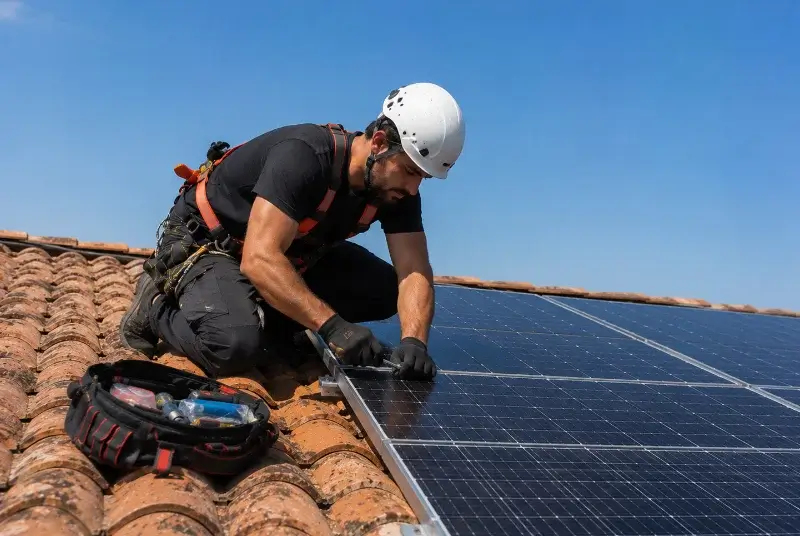 Maintenance et monitoring de panneaux solaires à Salles-sous-Bois